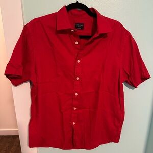 UNTUCKit Red Casual Button Down Shirt